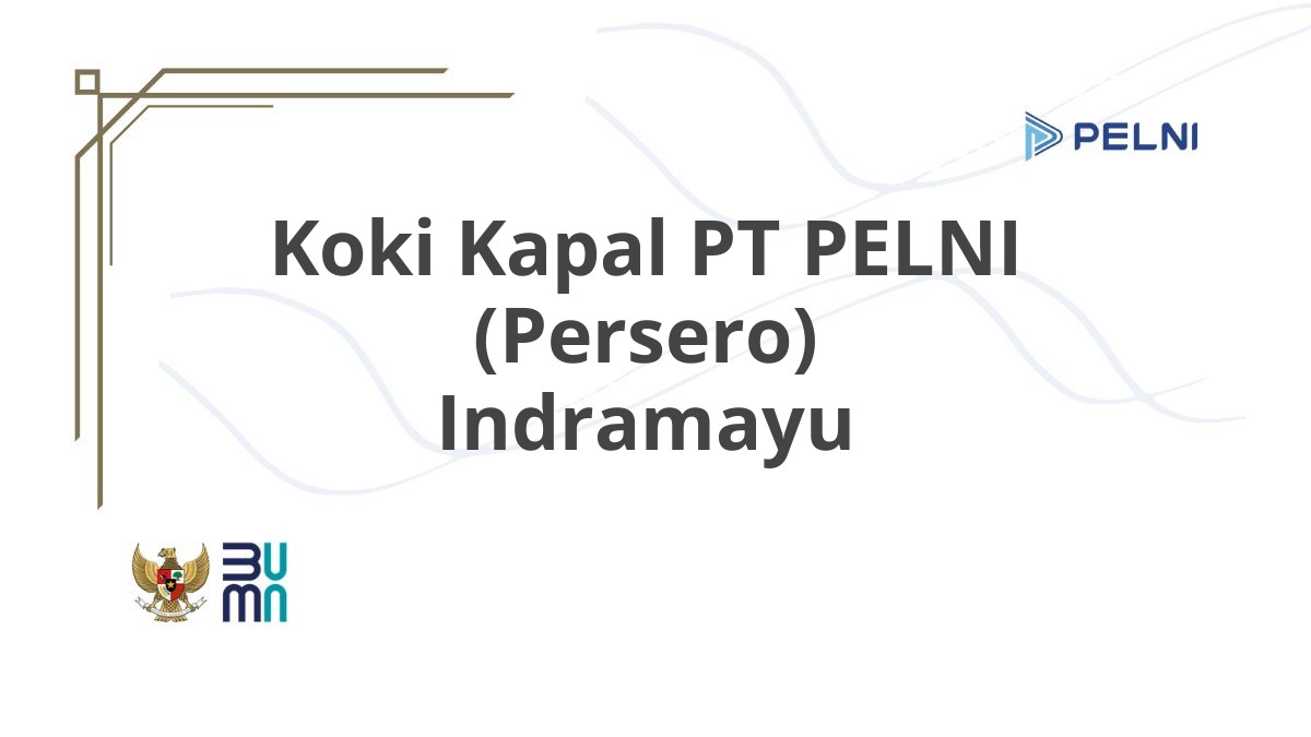 Koki Kapal PT PELNI (Persero) Indramayu