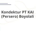 Kondektur PT KAI (Persero) Boyolali