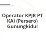 Operator KPJR PT KAI (Persero) Gunungkidul