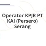 Operator KPJR PT KAI (Persero) Serang