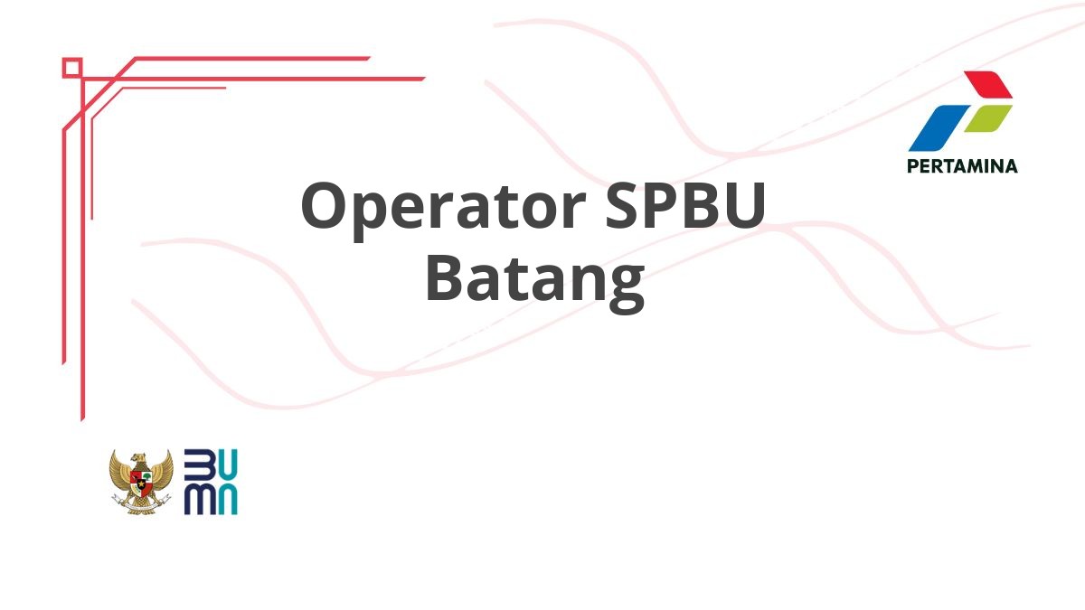 Operator SPBU Batang