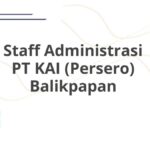 Staff Administrasi PT KAI (Persero) Balikpapan