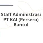 Staff Administrasi PT KAI (Persero) Bantul