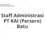 Staff Administrasi PT KAI (Persero) Batu