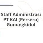 Staff Administrasi PT KAI (Persero) Gunungkidul