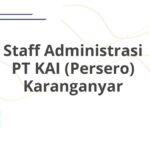 Staff Administrasi PT KAI (Persero) Karanganyar