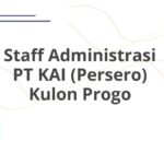 Staff Administrasi PT KAI (Persero) Kulon Progo