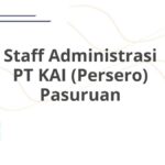 Staff Administrasi PT KAI (Persero) Pasuruan