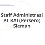 Staff Administrasi PT KAI (Persero) Sleman