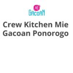 Crew Kitchen Mie Gacoan Ponorogo
